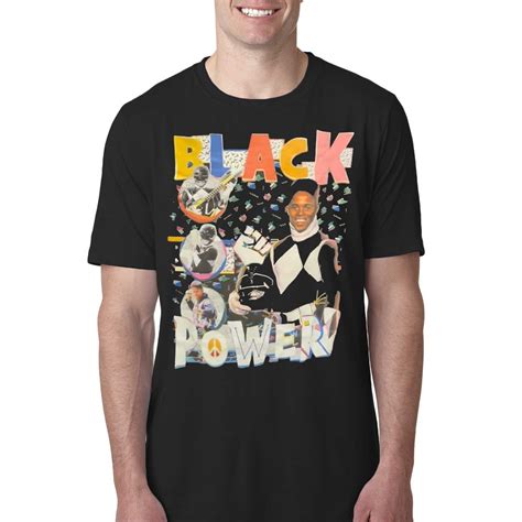 Zack Black Power Ranger Shirt - Shibtee Clothing
