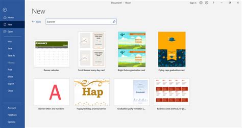 How to Make a Banner in Word | EdrawMax Online