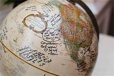 Globe Guestbook by World Globe Guest Book Alternative Globe Guestbook