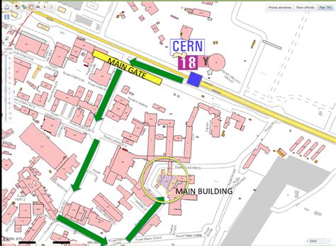 Image result for CERN Site Map