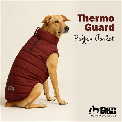Petter World ArcticGuard Owl Dog Jacket – Winter Puffer Coat