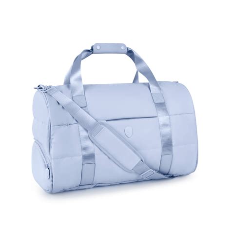 The Puffer Duffel Bag - Light Blue | Puffer Duffel | Fashion Duffel