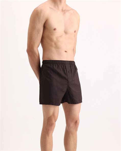 Rare Rabbit Men's Deval Brown Cotton Blend Fabric Regular Fit Checks B