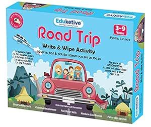 Buy Eduketive Road Trip Write & Wipe Reusable Activity 3-9 Years ...