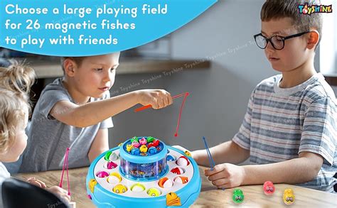 Buy Toyshine Fish Catching Game Big with 26 Fishes and 4 Pods, Includes ...