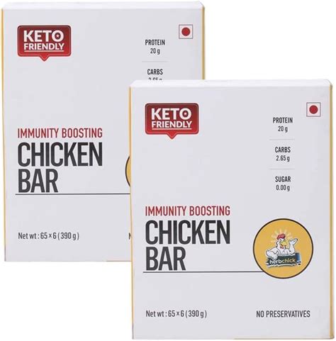 HerbChick Protein Chicken Bar Immunity Booster Combo | 20 Grams Protein ...