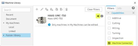 Image result for Fusion 360 Machine Library