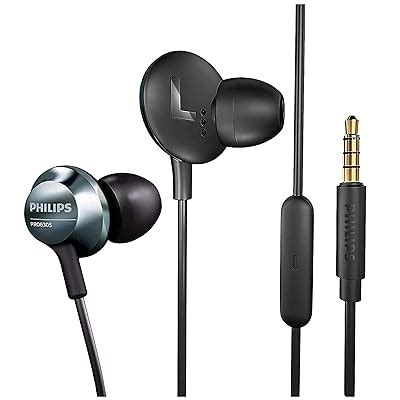 Buy Philips Pro Wired Earbuds, in Ear Headphones with Mic Powerful Bass ...