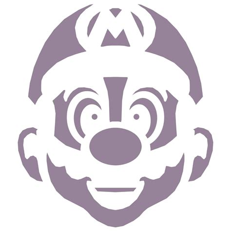 Super Mario Pumpkin Template - Printable Study Planner