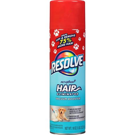 RESOLVE Pet Expert Hair Eliminator, 18 oz Aerosol Spray, Carpet Cleaner ...