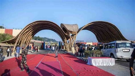 Great Hornbill Gate at Donyi Polo airport showcasing Arunachal's ...