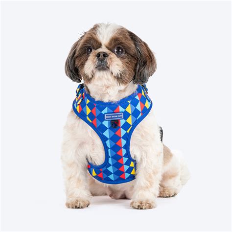 Buy HUFT Prism Patterns Adjustable Harness for Dog - Blue – Heads Up ...