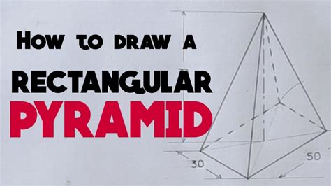 How to Draw a Rectangular Pyramid 的图像结果