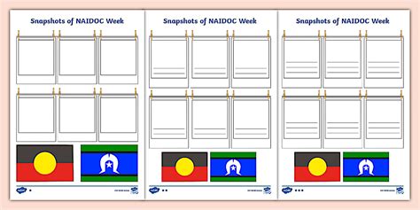 NAIDOC Week Snapshots Differentiated Worksheet | Twinkl