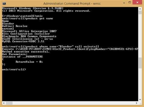 How to Uninstall Program with Cmd 的图像结果