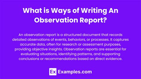 Image result for Observation Writing