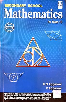 Secondary School Mathematics for Class 10 - CBSE - by R.S. Aggarwal ...
