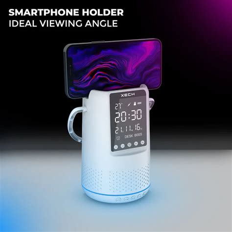 Desk Boss Wireless Speaker With Digital Clock - Electronics - Corporate ...