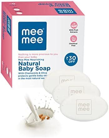 Mamaearth Moisturizing Baby Bathing Soap Bar pH 5.5 with Goat Milk and ...