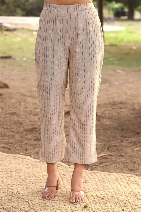 Beige Pure Cotton Co-ord Set