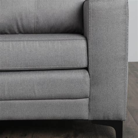 Buy Allen Fabric 3-Seater Sofa - Grey from Home Centre at just INR 42854.0