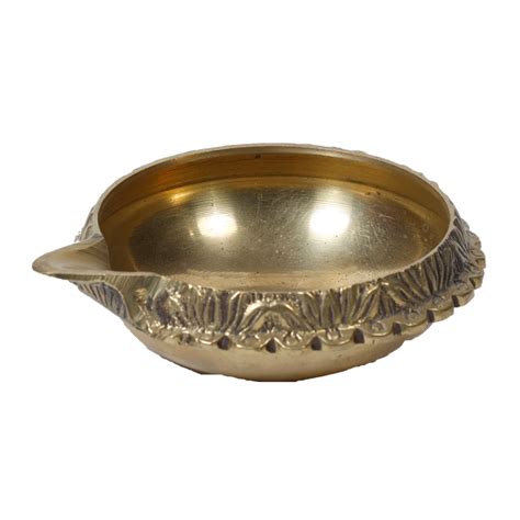 Brass Kubair Diya For Pooja | Heavy Base Aarti Diya - 1.5 × 2 Inches ...