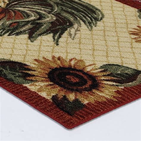 Mohawk Home Rooster Provencal 3 X 4 (ft) Brown Indoor Geometric Throw ...