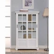 Bookshelves With Sliding Glass Doors by Altra Bookcase With Sliding Glass Doors White At Hayneedle Bookshelves With Sliding Glass Doors
