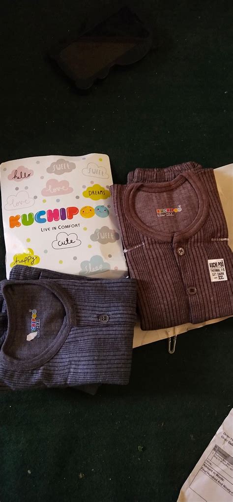 Buy Kuchipoo Front Open Baby Thermal Set - 3-6 Months (Pack of 2) at ...
