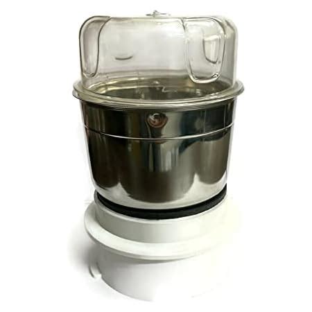 Sujata Chutney Steel Jar, 400 ml, (White), Stainless Steel : Amazon.in ...