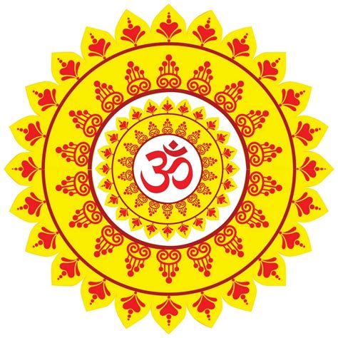 Buy Decor Villa PVC Vinyl Self Adhesive Mandala Om Pattern 3D Big Size ...