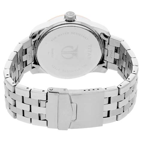 Buy Online Titan Quartz Chronograph Brown Dial Watch for Men ...