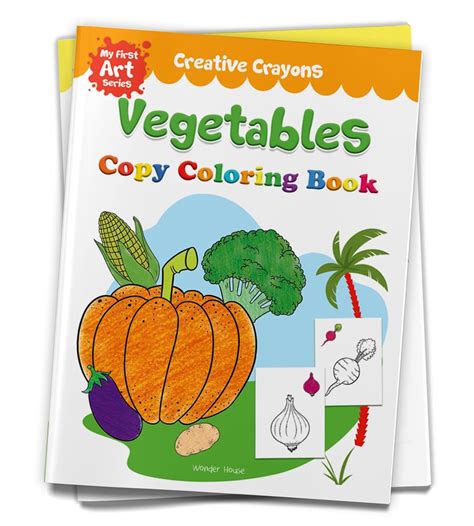 Colouring Book of Vegetables: Creative Crayons Series - Crayon Copy ...