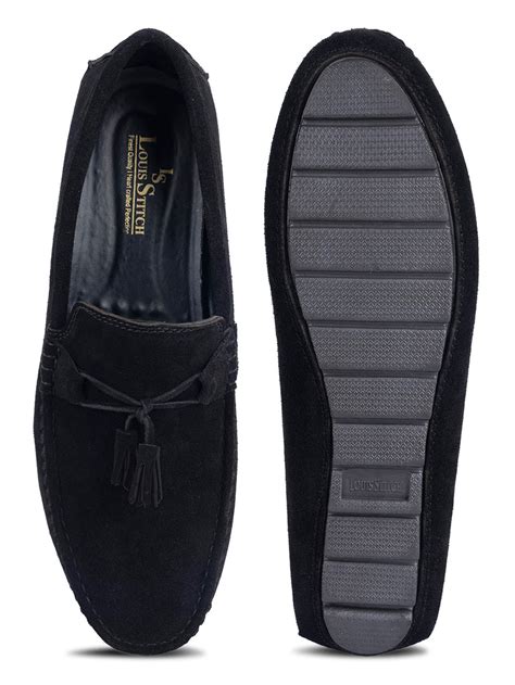 Buy Handmade Italian Suede Leather Penny Tassel Loafers - Louis Stitch