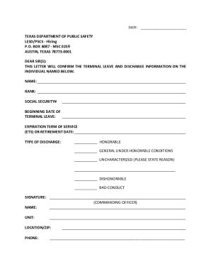 Fillable Online Military Discharge Form Fax Email Print - pdfFiller