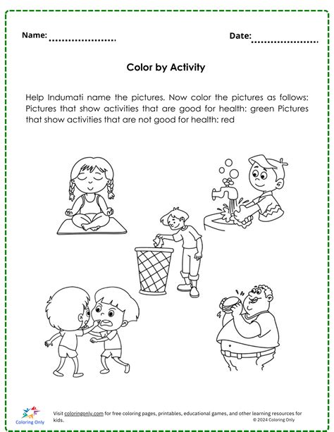 Image result for Color Activity Worksheet