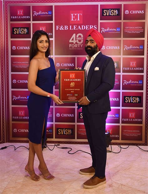 Beauty Queens & Mr Indias presenting awards at 'ET F&B Leaders 40 Under ...