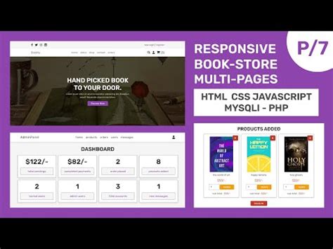 Image result for How to Make Book Dashboard in HTML