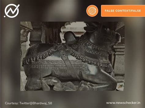 Viral Image Of Nandi Statue Is From Maharashtra, Not Varanasi’s Kashi ...