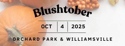 ? Bushtober - Saturday, October 4th - Orchard Park & Williamsville ...