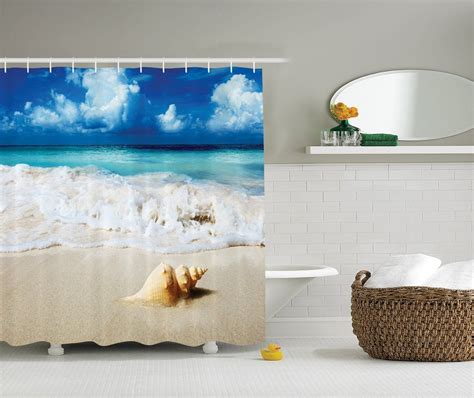 Beach Shower Curtains & Nautical Shower Curtains - Beachfront Decor ...