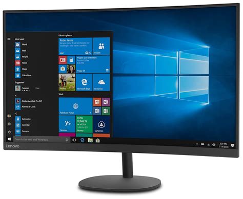 Lenovo D-Series 31.5" (80cm) 2K QHD Curved Monitor | 16.7 Mn Colors ...