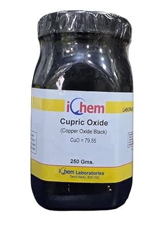 ICHEM Copper Oxide (Cupric Oxide Black) L.R (250GM) Assay 98% Min ...