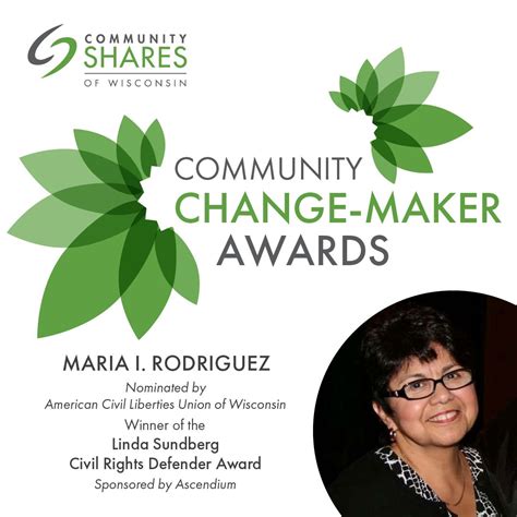 Community Shares of Wisconsin on LinkedIn: Maria I. Rodriguez has been ...