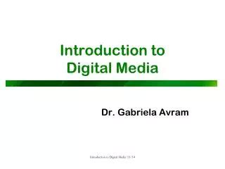 Image result for Digital Media Introduction