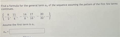 Finding General Term for Number Pattern 的图像结果