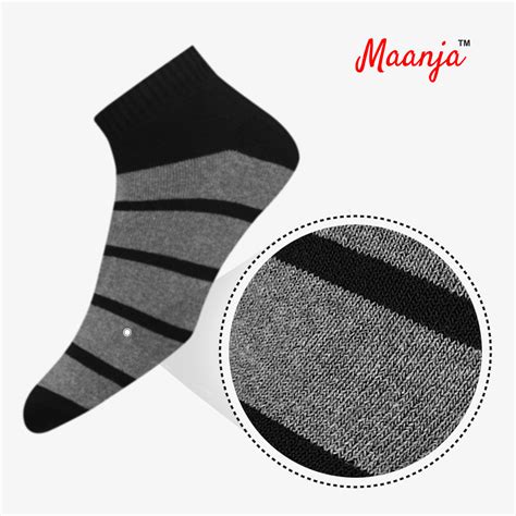 Maanja Men's Striped Cotton Socks,Pack of 1 – Soxco