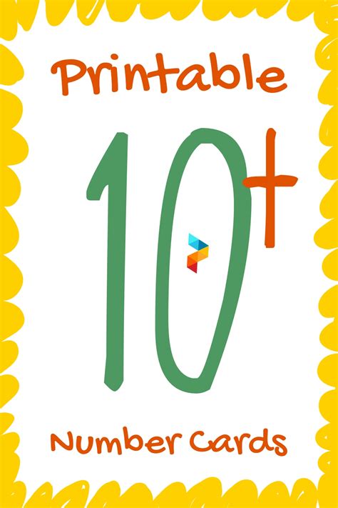 Image result for Large Printable Number Cards