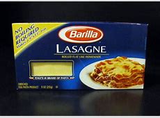 Smells Like Food in Here: Barilla No Boil Required Lasagna  