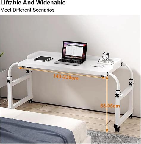 TYHAYJYK Overbed Desk Over Bed Desk Overbed Table with Wheels India | Ubuy
